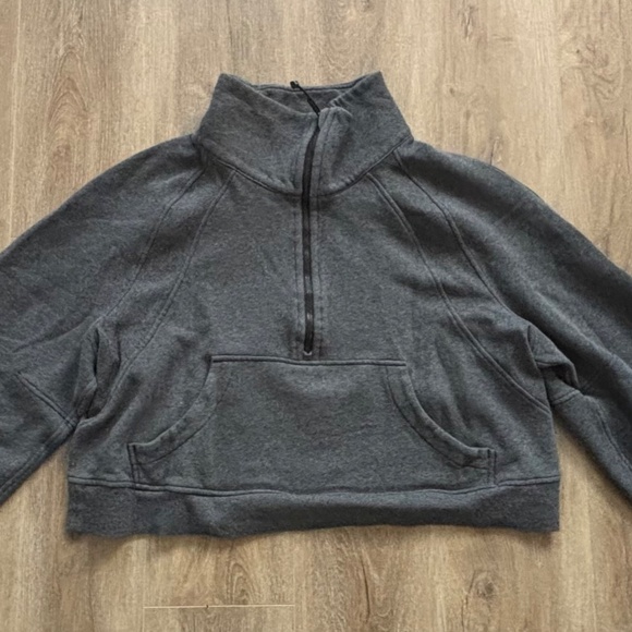 Lululemon Scuba Oversized Funnel-Neck Half Zip (cropped) - Picture 2 of 2